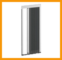 Moustiquaire pliss&eacute;e fenetre 1 vantail sur mesure